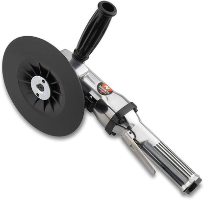 NEIKO 30070A 7" Air Angle Sander | 1/4" NPT Air Inlet | 6 CFM 90 PSI | 4500 RPM | Pneumatic Tool for Grinding and Polishing Surfaces