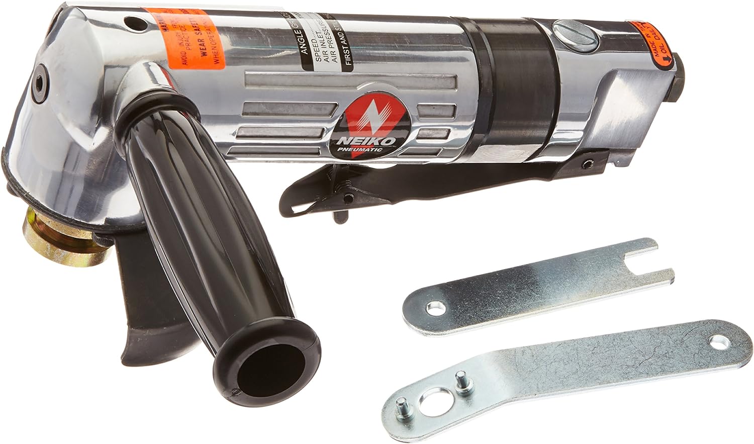 4” Air Angle Head Grinder – Pneumatic, Safety Throttle Control