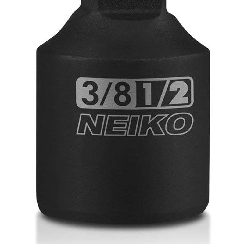 NEIKO 30249A Impact Adapter and Reducer Set | 5 Piece | Standard SAE Socket Adapter Sizes, 1/4, 3/8, 1/2" | Cr-V Steel | Impact Driver & Wrench Conversion Kit (Pack of 48, 240 Count Total)