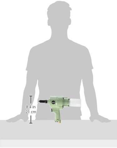 NEIKO 30702A Air Powered Riveter Gun | 3/32", 1/8", 5/32", and 3/16" Diameter Capacity | Pistol Type Handle | Pneumatic Pop Rivet Gun