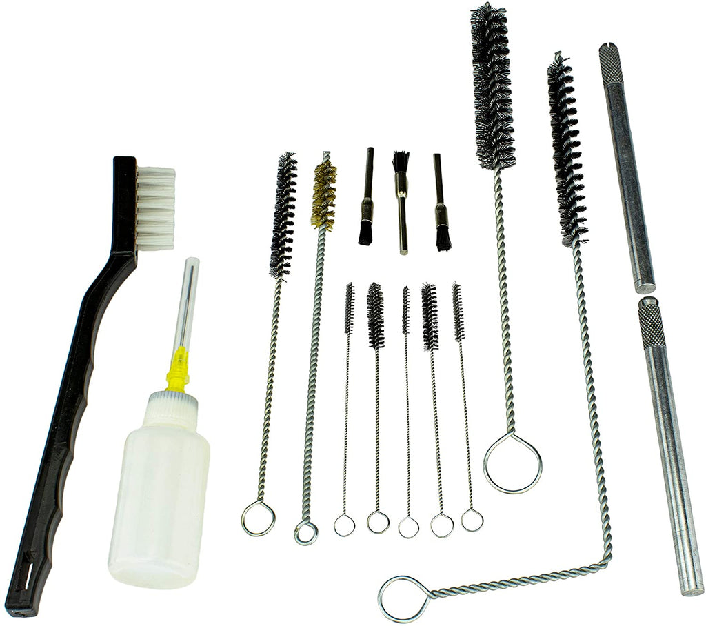 K Tool 80989 Paint Spray Gun Cleaning Kit, Assorted Brushes and Tools, Safe  to Use with Solvents