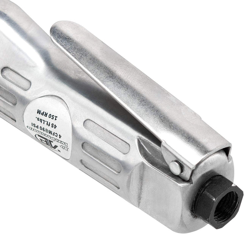 Tooluxe 31456L 1/2" Reversible Air Ratchet Wrench, 150 Rpm | 45'-Lb max Torque