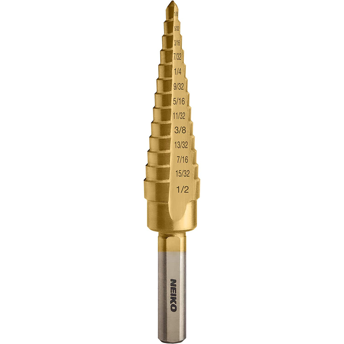 Neiko 10188A Titanium Step Drill Bit – 13/16 To 1-3/8