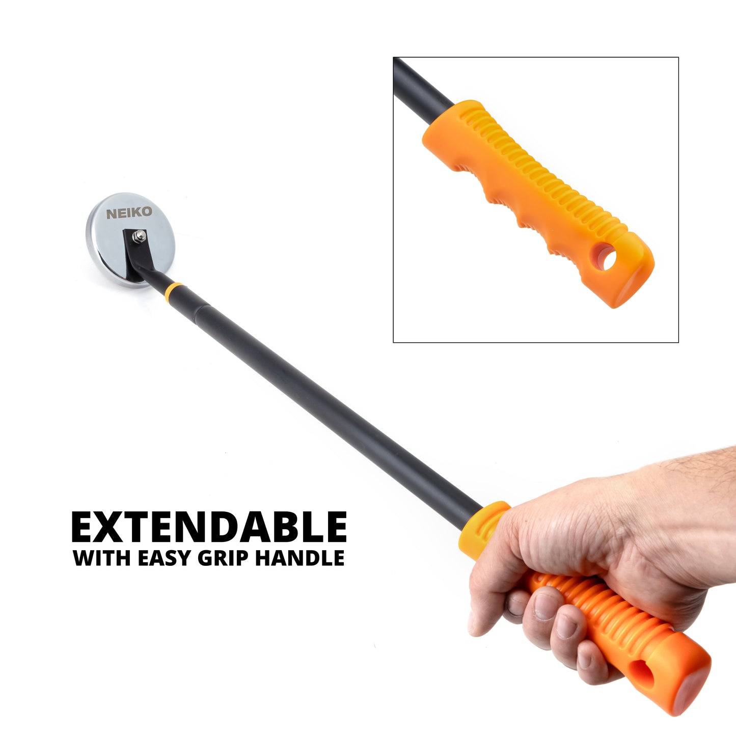 Telescoping Magnetic Pickup Tool – 50 lb Capacity, 36.5” Reach