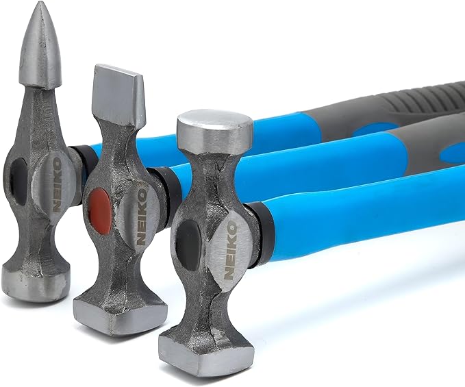 Auto Body Repair Hammer & Dolly Set – Drop-Forged Steel (7-Piece)