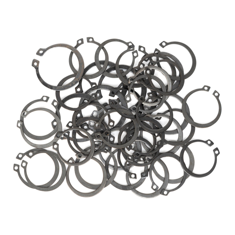 NEIKO 50458A Snap Ring Shop Assortment | 300 Piece Retaining Ring Set | 18 Sizes (1/8" - 1-1/4") | Heat-Treated Hardened Steel | Secure Parts on Grooved Shafts, Pins, Studs, etc.