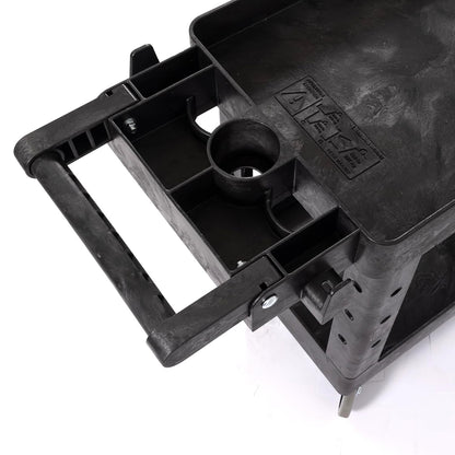 2-Tier Heavy-Duty Utility Cart – 500 lb Capacity, Non-Marking Wheels