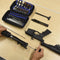 HILTEX 61087 Universal Hand Gun Cleaning Kit, 103 Piece, Storage Case, Maintenance Brushes & Mops to Clean Rifle Parts, Rods, Pistol Parts, & Shotgun Parts in Most Firearms, 9mm Handguns & 22 Rifles