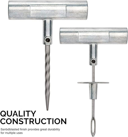 TOOLUXE Heavy-Duty Tire Repair Kit – Universal Plug Kit (35-Piece, 2-Pack)