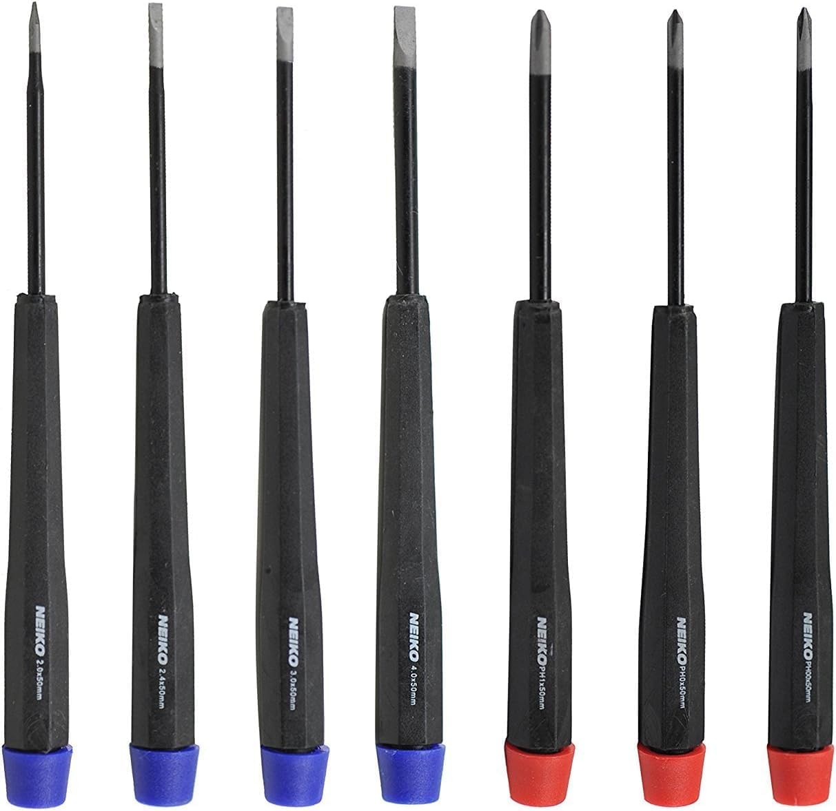 Jeweler's Precision Screwdriver Set (7 Piece), Clear