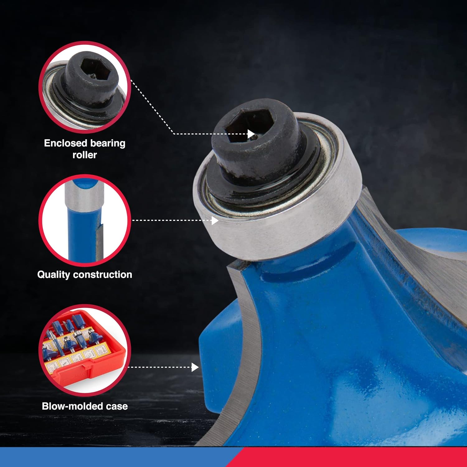 Tungsten Carbide Router Bits Router Bit Set (15-Piece)