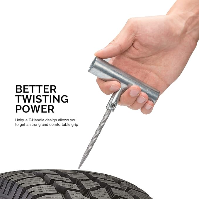 TOOLUXE Heavy-Duty Tire Repair Kit – Universal Plug Kit (35-Piece, 2-Pack)