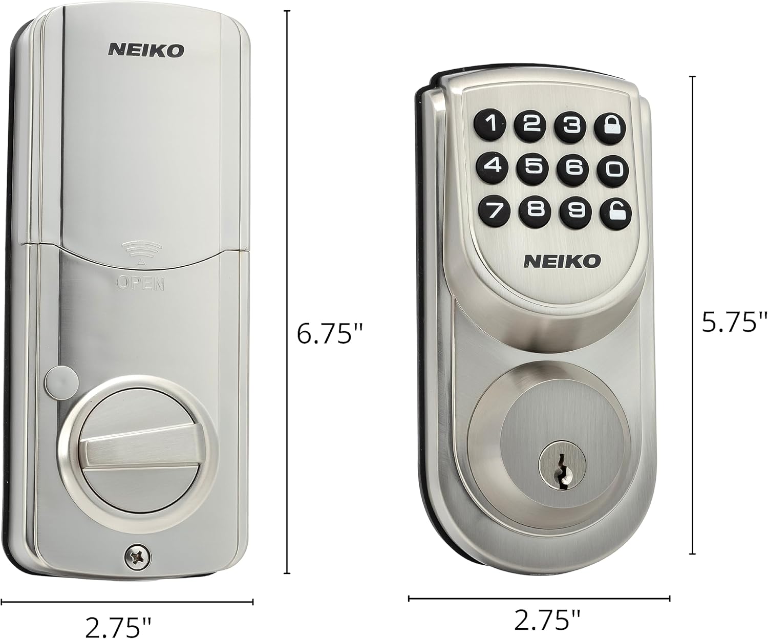 Keyless Entry Deadbolt Lock – Electronic Keypad, Auto-Locking