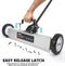 NEIKO 53416A 24” Rolling Magnetic Sweeper with Wheels, 50 Pound Capacity, Adjustable Handle & Floor Magnet Clearance Height, Metal Pick Up and Nail Magnet, Floor Sweeper for Construction, Shop, Etc.