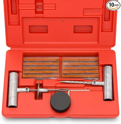 TOOLUXE Heavy-Duty Tire Repair Kit – Universal Plug Kit (35-Piece, 2-Pack)