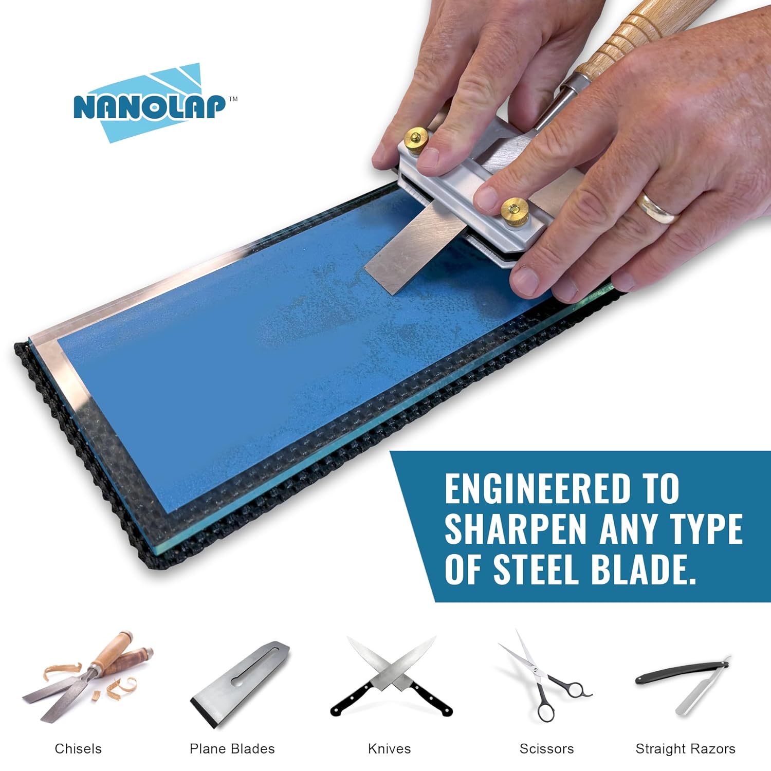 NANOLAP PSA Lapping Film 0.3 Micron (60,000 Grit) Adhesive Polishing Paper (2-Piece)