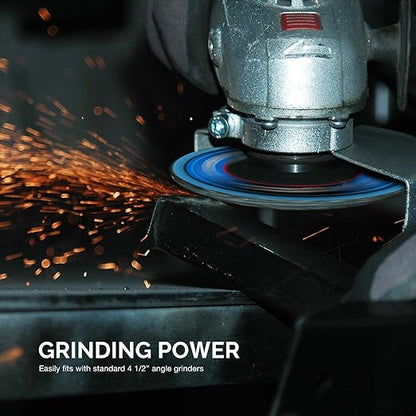 Zirconia Angle Grinder Flap Disc – 80 Grit, Type 29 (10-Pack)