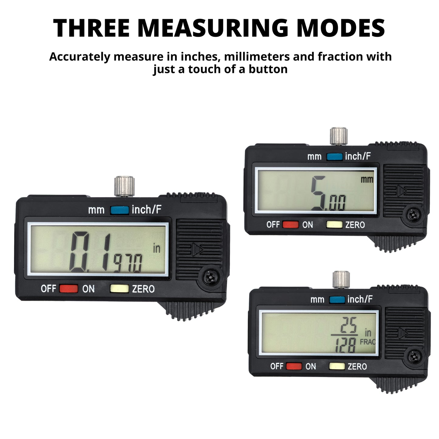 NEIKO 01407A Electronic Digital Caliper Measuring Tool, 0-6 Inches Stainless Steel Construction with Large LCD Screen Quick Change Button for Inch Fraction Millimeter Conversions, Digital Caliper Measurement Tool
