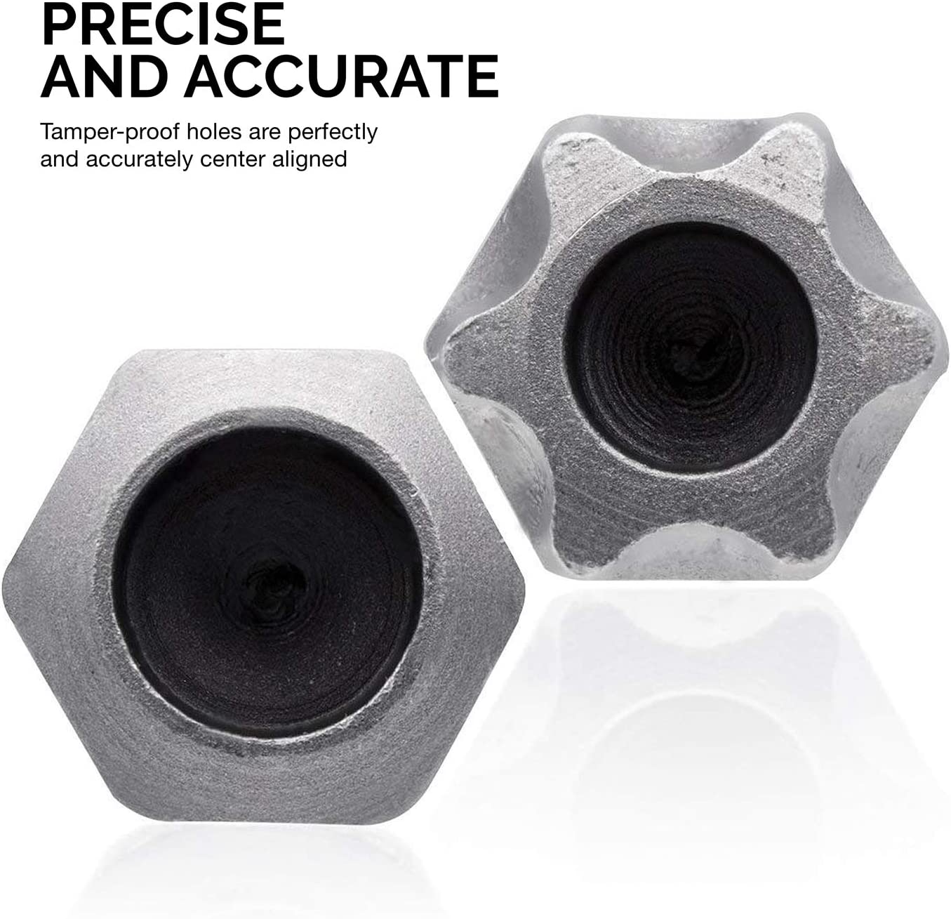 Security Bit Set Cr-V Steel 1/4-inch Adapters Phillips Slotted Hex Torx Star Tamperproof Pozi Square Spanner Torque Tri-Wing Clutch Spline Wing Nut, Security Torx Bit Set (100-Piece)