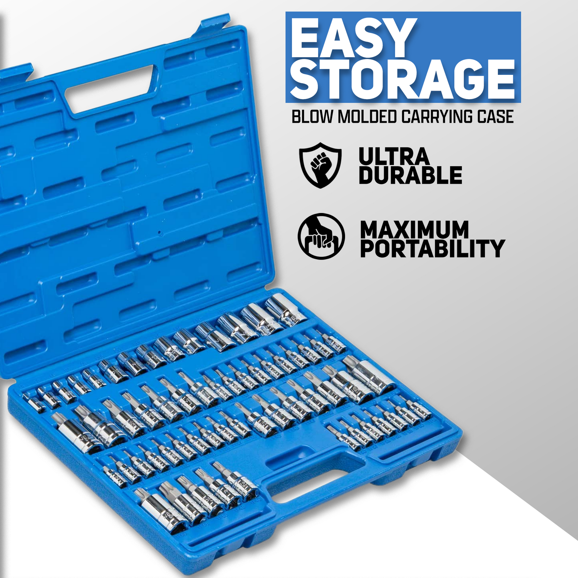 King Toyo 9Pcs 1/2" Dr E-Torx Socket Set, Furniture & Home Living, Home Improvement