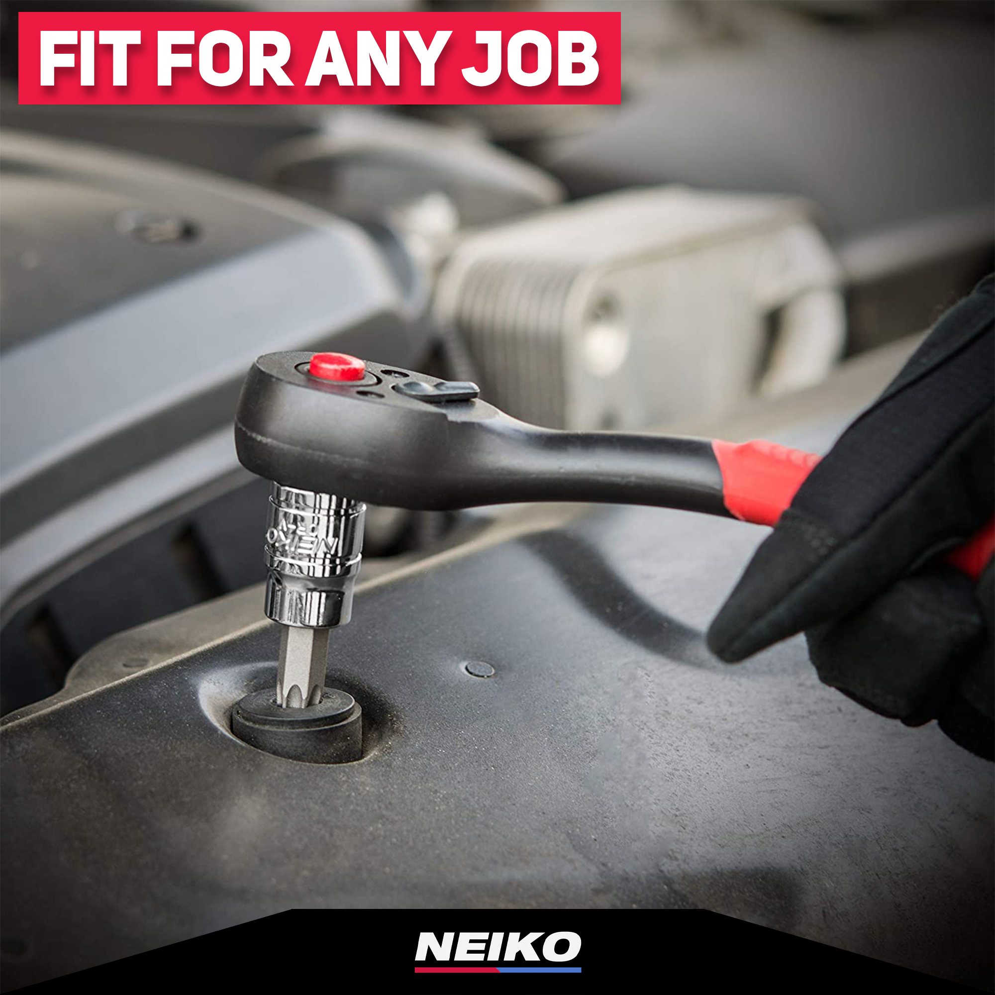 Master Torx Bit Socket & External Torx Socket Set, S2 & CrV Steel (60-Piece)