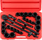 NEIKO 02499A 3/4-Inch-Drive Jumbo Master Impact Socket Set, SAE and Metric Shallow-Socket Tool Set, SAE 7/8" to 2" and Metric 26 to 38 mm, 27 Pieces
