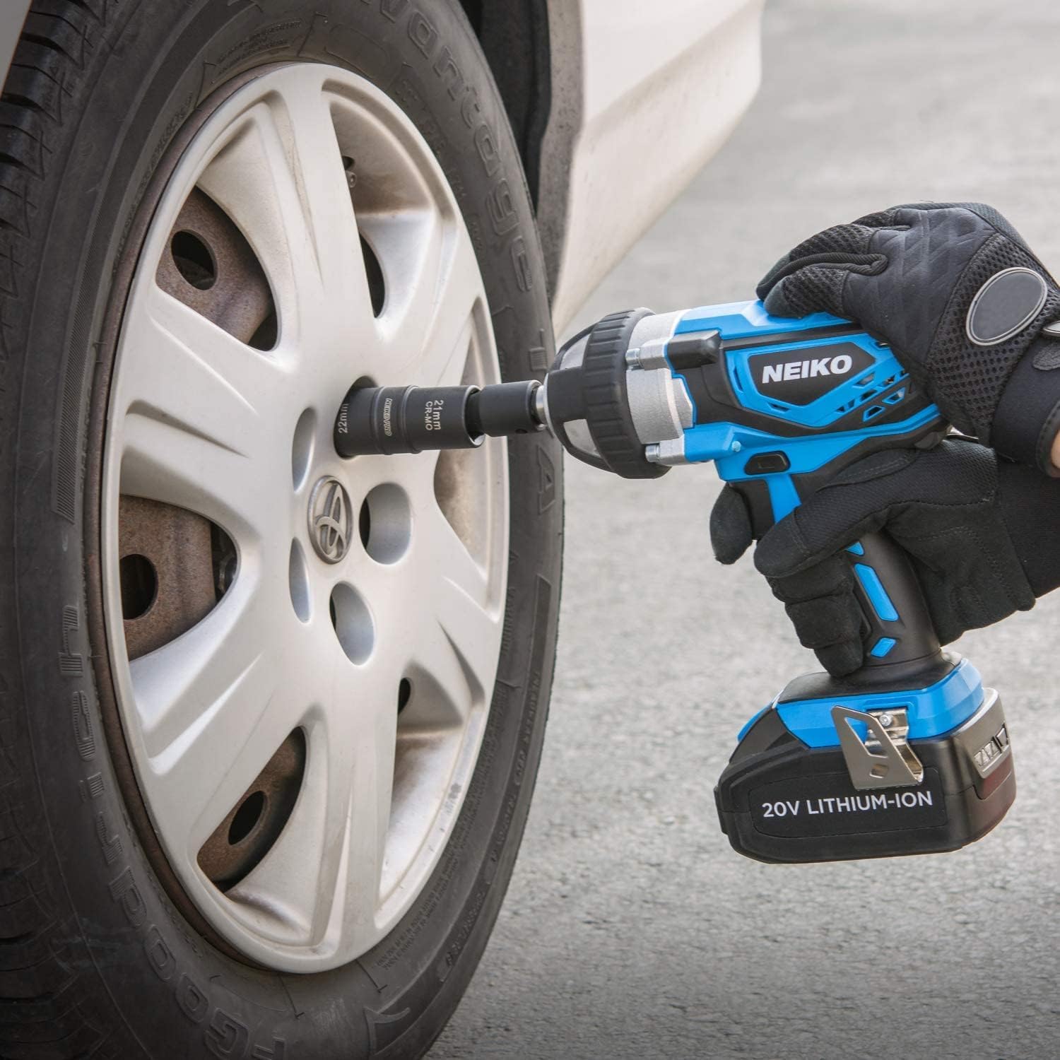 1/2"-Drive Impact Socket Set, Flip Socket Set, Chrome Moly Steel, Includes 3" Bar Extension (5-Piece)