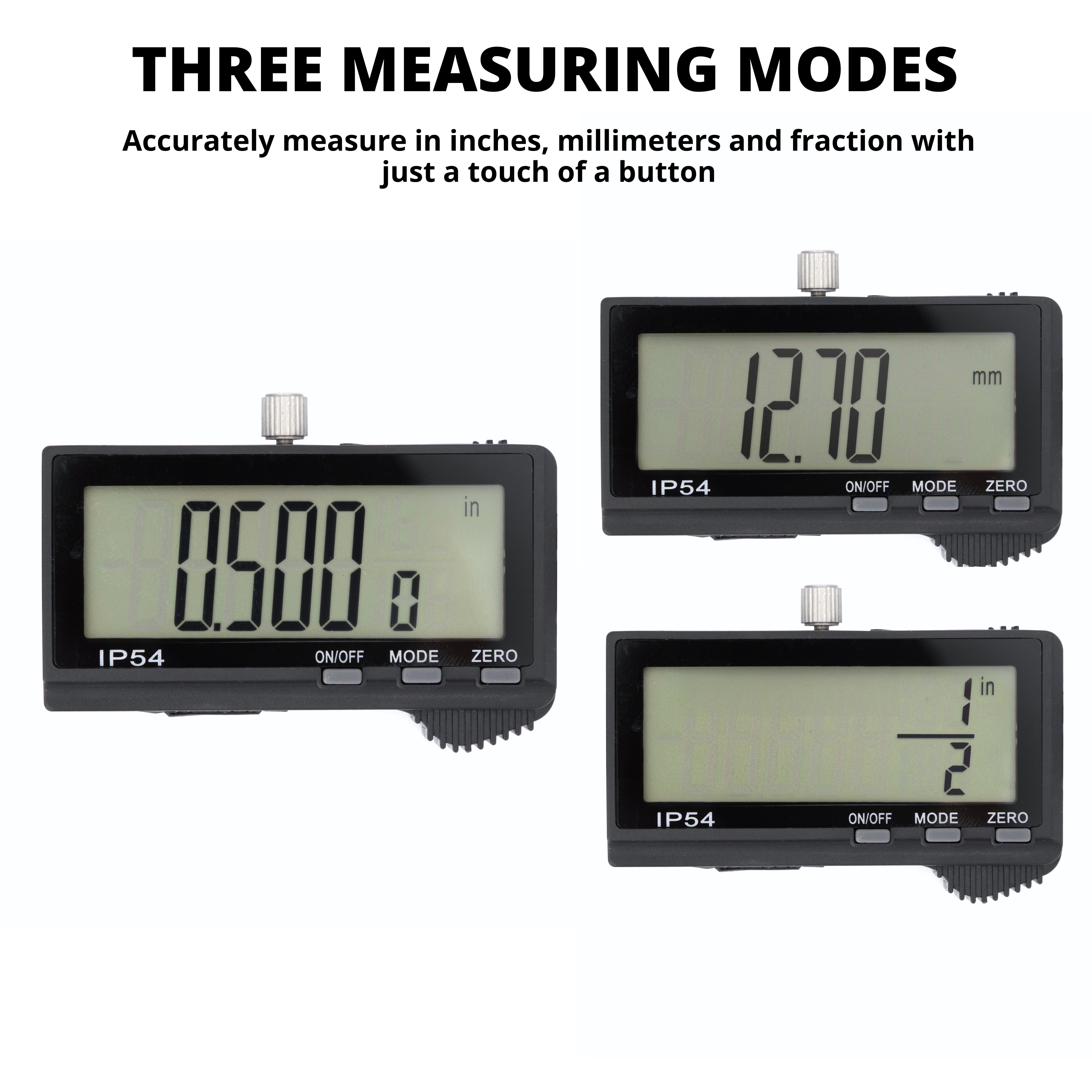 NEIKO 01401A 6-Inch Electronic Digital Caliper, Stainless Steel, Extra Large LCD Screen, Measurement Conversions for Inches, Millimeters, and Fractions