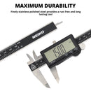 NEIKO 01401A 6-Inch Electronic Digital Caliper, Stainless Steel, Extra Large LCD Screen, Measurement Conversions for Inches, Millimeters, and Fractions
