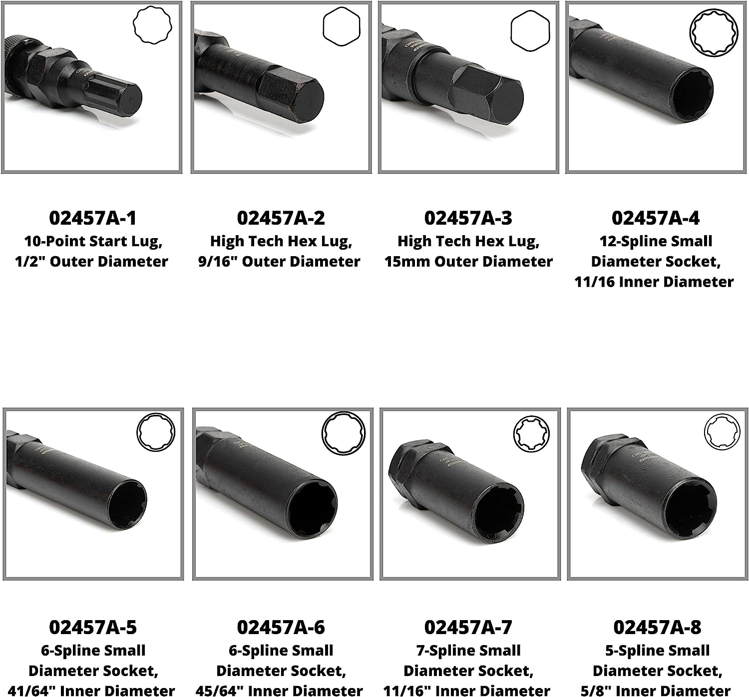 Lug-Nut Key Set, Wheel-Lock Removal Tool Kit for Aftermarket & Factory Wheel Tire Keys (16-Piece)
