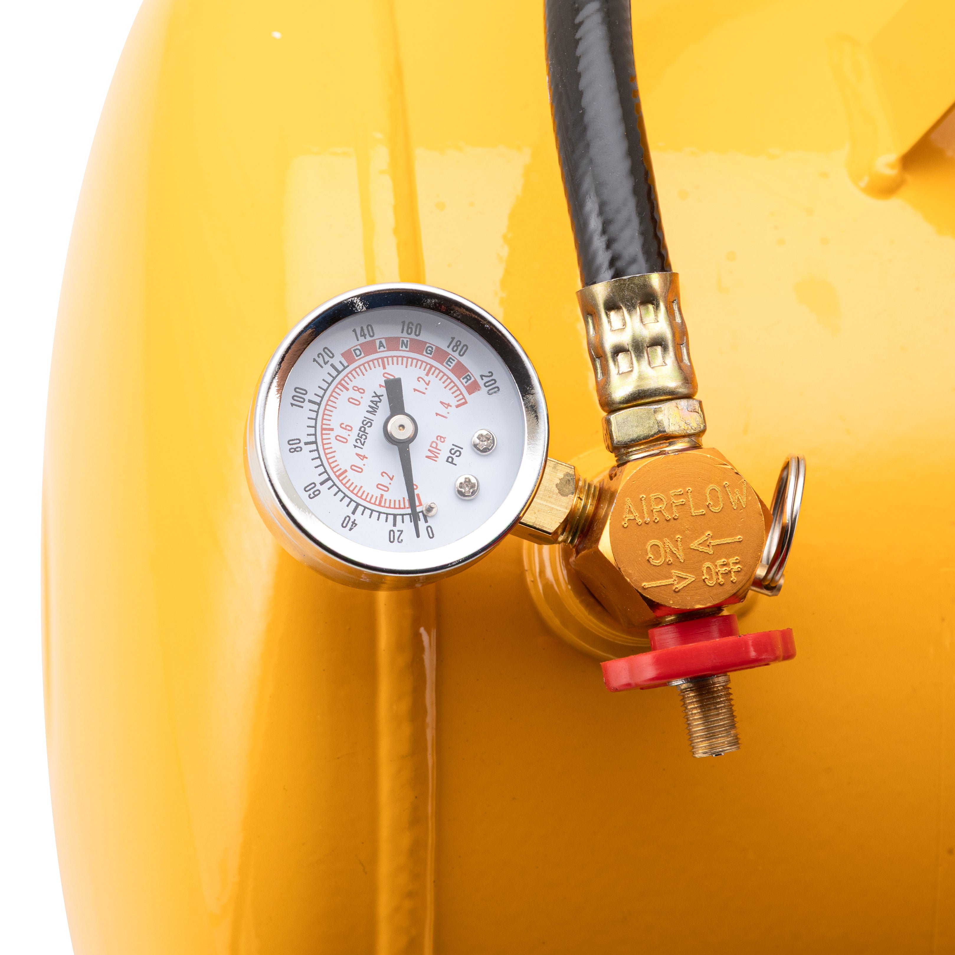 5 Gallon Portable Air Tank – 125 PSI, 1/4” NPT Hose & Chuck