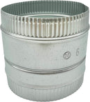 Mitchell Metal 6" HVAC Flexible Collar Connector, Galvanized Sheet Metal 26-Gauge, Made in USA, Easy Installation, Crimped End