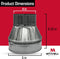 Mitchell Metal Duct Reducer (6"-4")