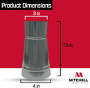 Mitchell Metal Duct Reducer (4"-3")