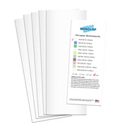 NANOLAP PSA Lapping Film 60 Micron (260 Grit) Adhesive Polishing Paper (5-Piece)