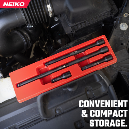 1/2” Drive Impact Extension Bar Set – CrV Steel (4-Piece)