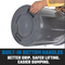 MAGNUM 55 Gallon Trash Can, Construction Grade, Heavy Duty Plastic, Jobsite Ready for Handling and Holding Garbage CMTC-C000-55G02 (2 Pack)