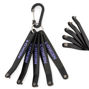 Ultra Low-Profile Offset Hex Screwdriver Set – SAE, S2 Steel (5-Piece)