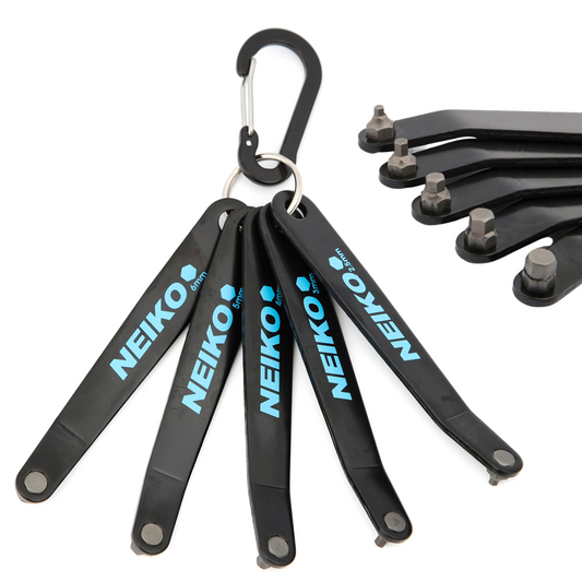 Ultra Low-Profile Offset Hex Screwdriver Set – Metric, S2 Steel (5-Piece)