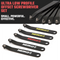 NEIKO 01322A Ultra Low Profile Offset Screwdriver & Torx Set, 5 Pc, Heavy Duty S2 Steel Construction, SAE, 10mm Bit Depth, Angled Hex Bit, Bent Screwdriver for Tight Spaces, Allen Wrench Keychain