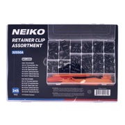 Automotive Retainer Clip Assortment – Bumper, Fender & Trim Fasteners (245-Piece)