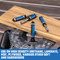 HILTEX 10104H Top and Bottom Bearing Pattern Flush Trim Router Bit Set, 4 Pieces, 1/4 Inch Shank, CNC Woodworking Tool, 1/2" Cutting Diameter, Cutting Length: 25/32”, 1”, 1-1/4”, and 1-1/2”