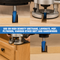 HILTEX 10101H Double-Flute Straight Cut Router Bit Set, 4 Pieces, 1/4 Inch Shank, CNC Woodworking Tool, 1/4" 5/16" 3/8" 1/12" Cutting Diameter for Dado Grooving and Edge-Routing
