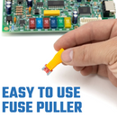 NEIKO 50506A Low Profile Mini Car Fuses Assortment Set, 140pc, Fast Acting, Auto Fuses Kit, Micro Sizes, 2A, 3A, 5A, 7.5A, 10A, 15A, 20A, 25A, 30A, & 35 Amp, Marine Boat, RV, Car Fuse Kit, Fuse Puller