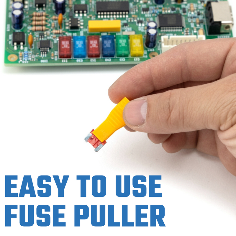 NEIKO 50506A Low Profile Mini Car Fuses Assortment Set, 140pc, Fast Acting, Auto Fuses Kit, Micro Sizes, 2A, 3A, 5A, 7.5A, 10A, 15A, 20A, 25A, 30A, & 35 Amp, Marine Boat, RV, Car Fuse Kit, Fuse Puller