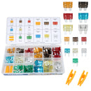 NEIKO 50502A Car Fuses Assortment Set, 140pc, Fast Acting, Auto Fuses Kit, Standard and Mini Sizes, 5A, 7.5A, 10A, 15A, 20A, 25A, and 30 Amp, Marine Boat, Automotive, RV, Car Fuse Kit, Fuse Puller