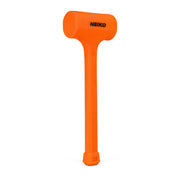 NEIKO 02851A Dead Blow Hammer, 5 Pounds, Neon Orange Deadblow Hammers, Mallet, Spark and Rebound Resistant, Unibody Molded, Soft Blow Rubber, Checkered Grip, Steel Shot and Core