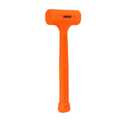 NEIKO 02842A Dead Blow Hammer, 0.5 Pounds, Neon Orange Deadblow Hammers, Mallet, Spark and Rebound Resistant, Unibody Molded, Soft Blow Rubber, Checkered Grip, Steel Shot and Core