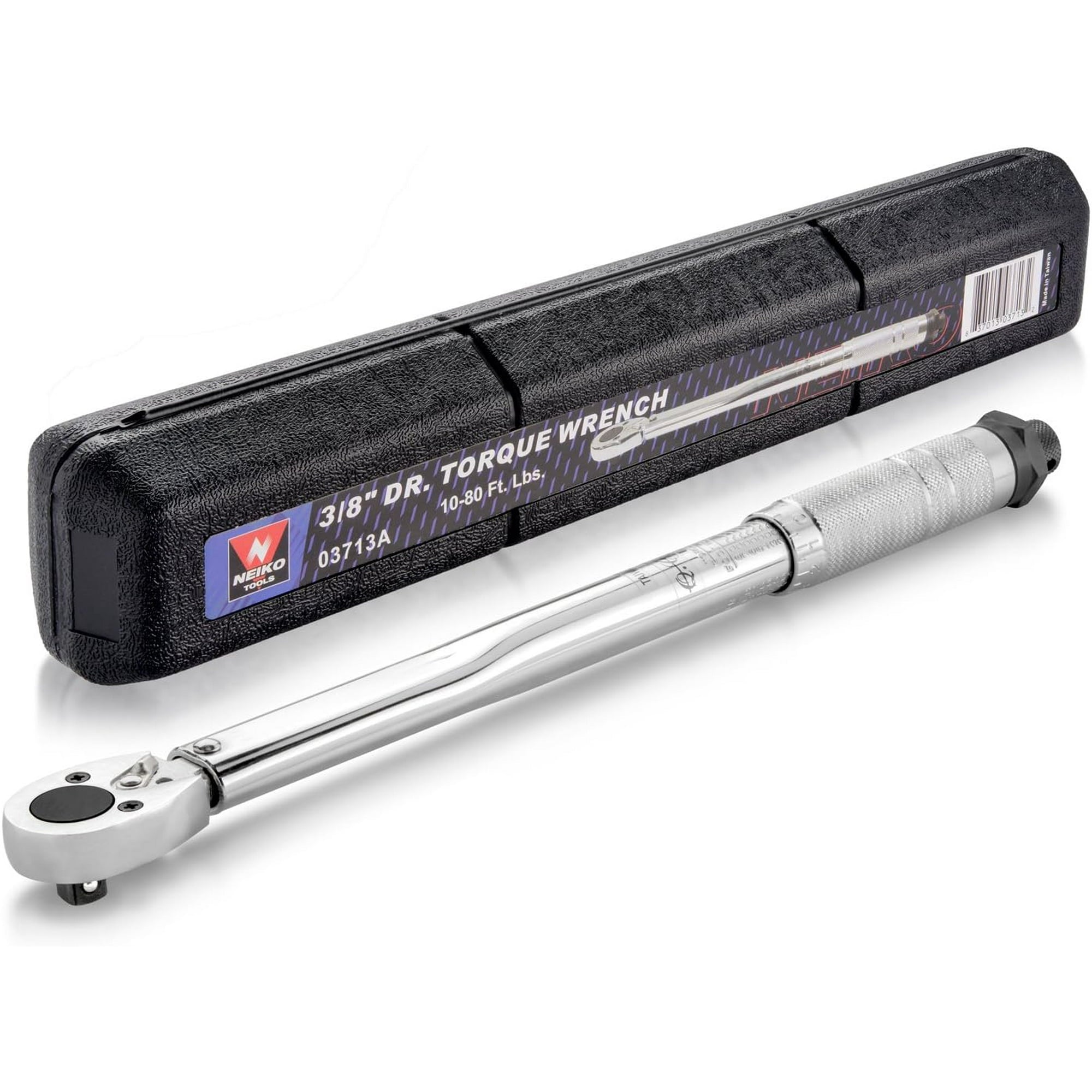 1/4" Drive Adjustable Click Torque Wrench, SAE, 20-200 Inch-Pound Chrome Vanadium Steel