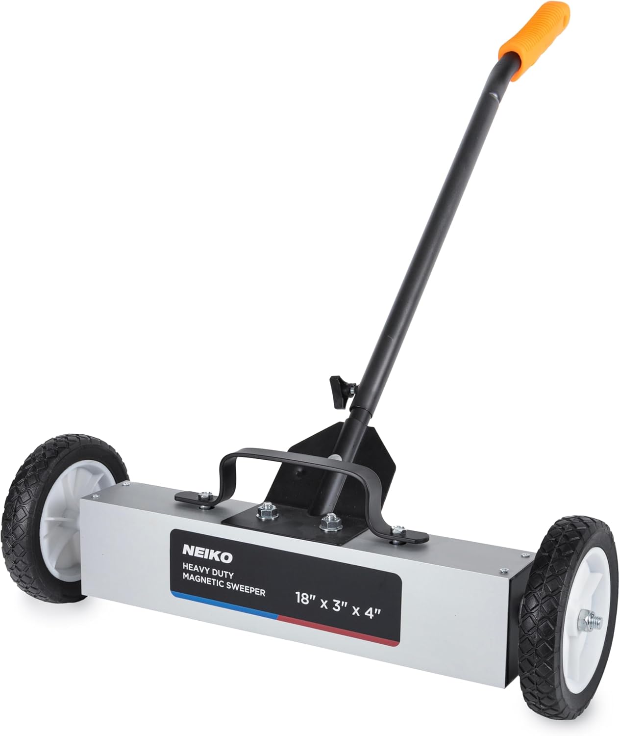 18” Rolling Magnetic Sweeper – Adjustable Handle, 45 lb Pickup Capacity